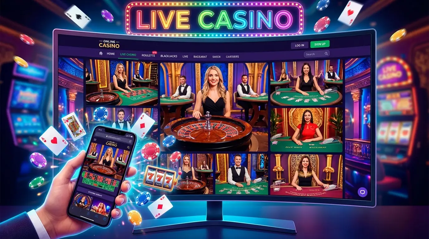 Live casino på Zimpler casino
